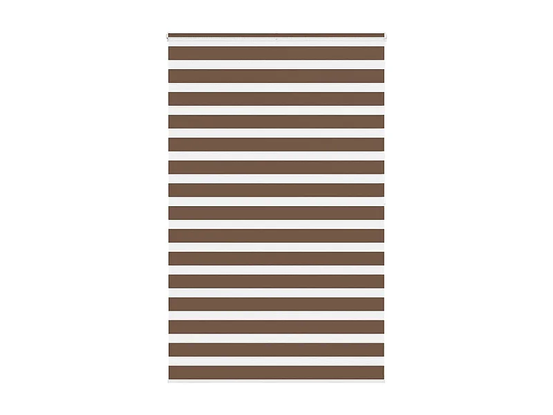 Store zèbre marron 140x200cm largeur du tissu 135,9cm polyester