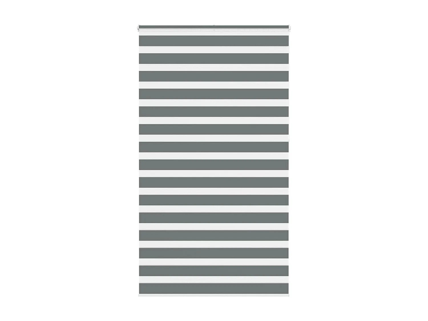 Store zèbre gris foncé largeur du tissu 125,9 cm polyester