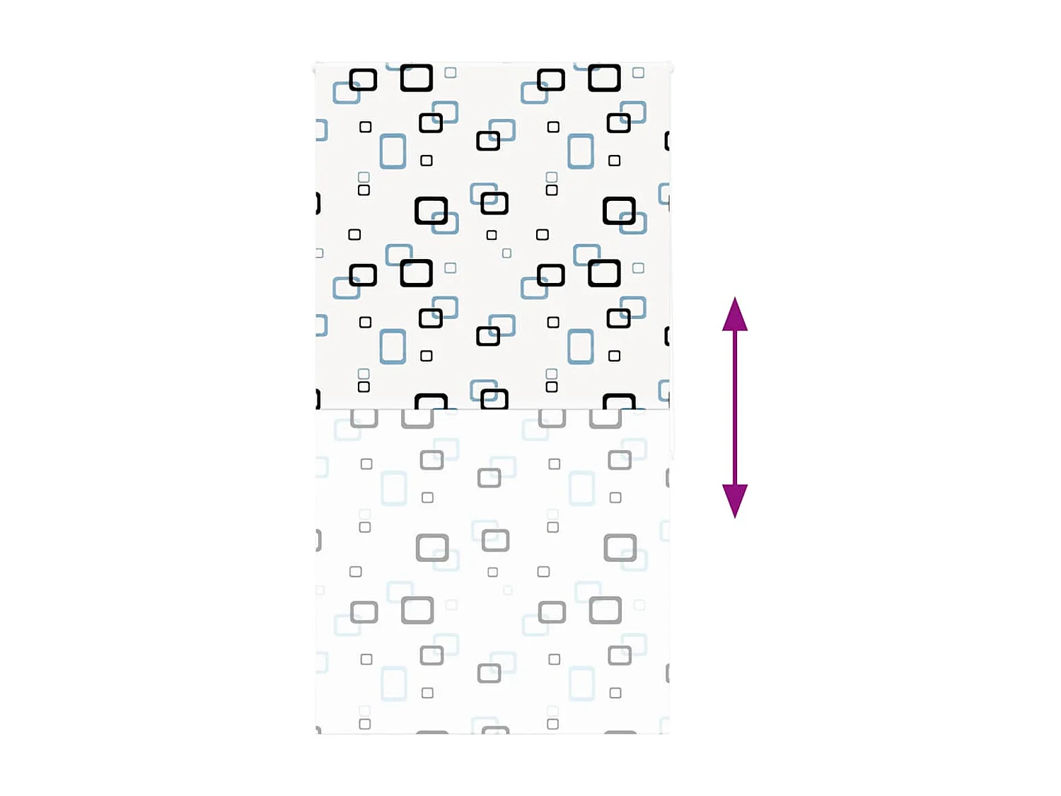 Doucherolgordijn 130x240 cm stofbreedte 126 cm