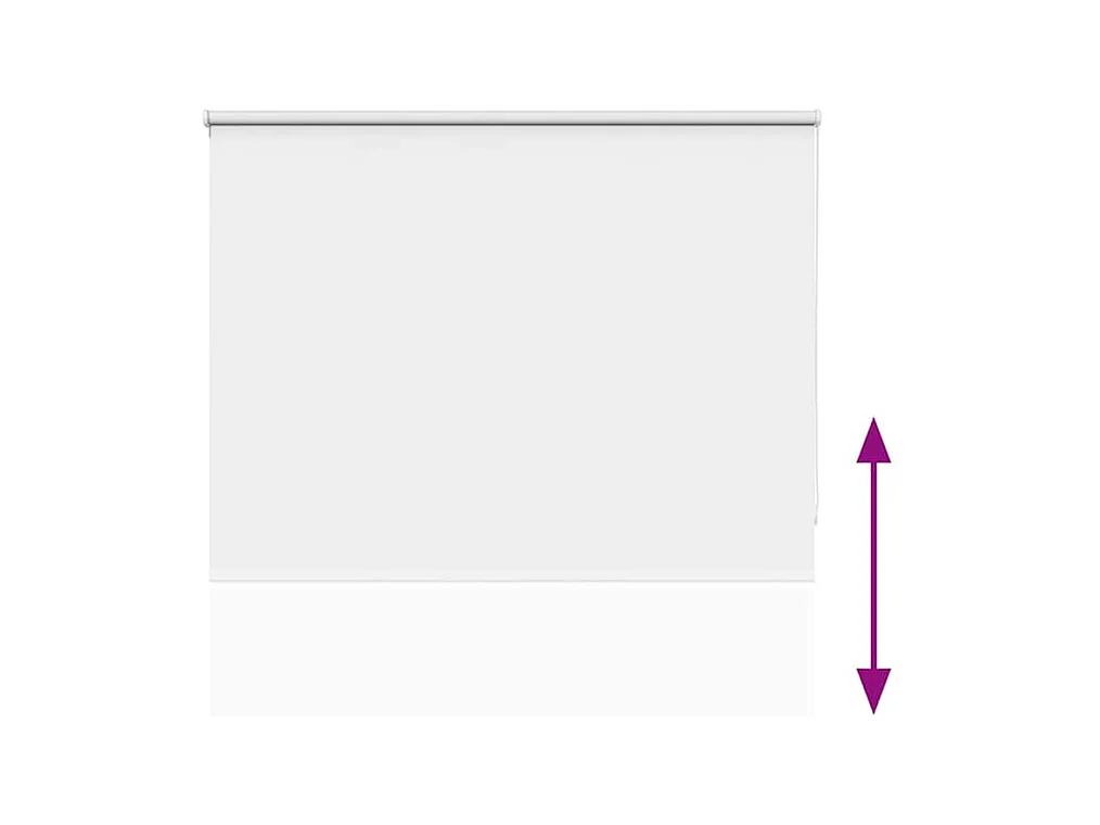 Estor Enrollable Opaco Blanco 150x210 cm Tela Ancho 146,6 cm