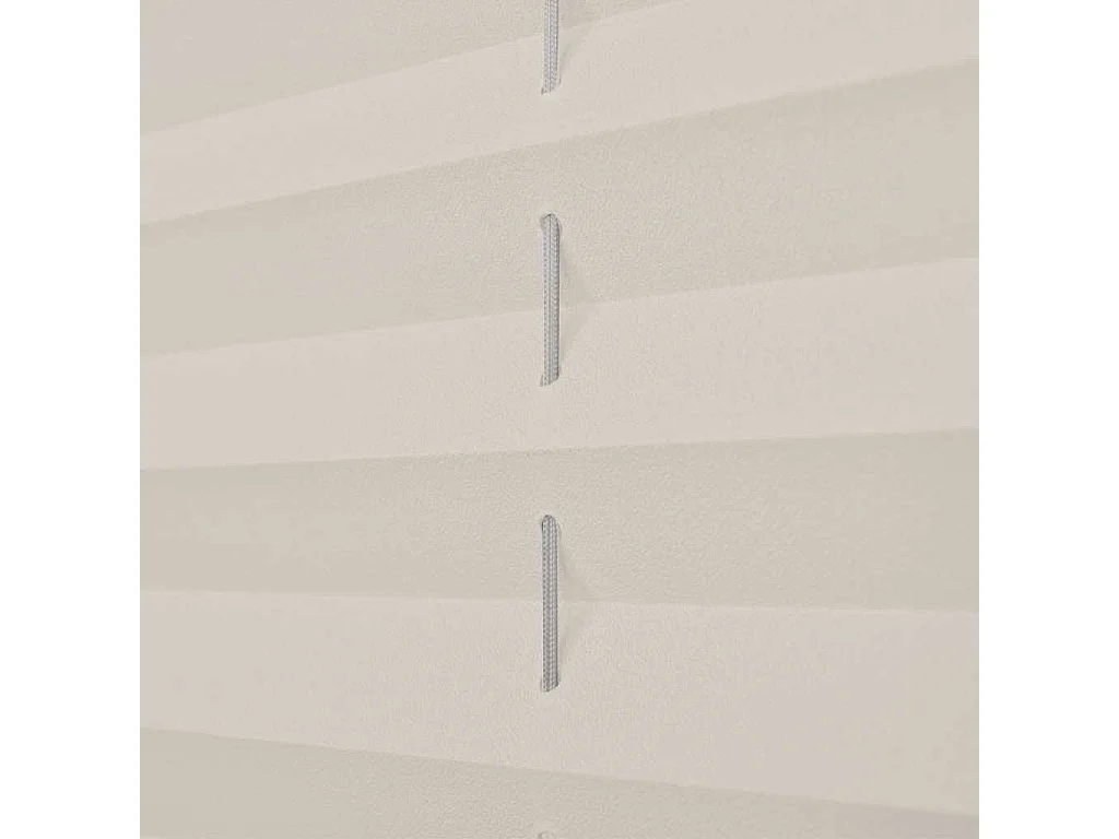 Plissé rolgordijn 90x150 cm creme