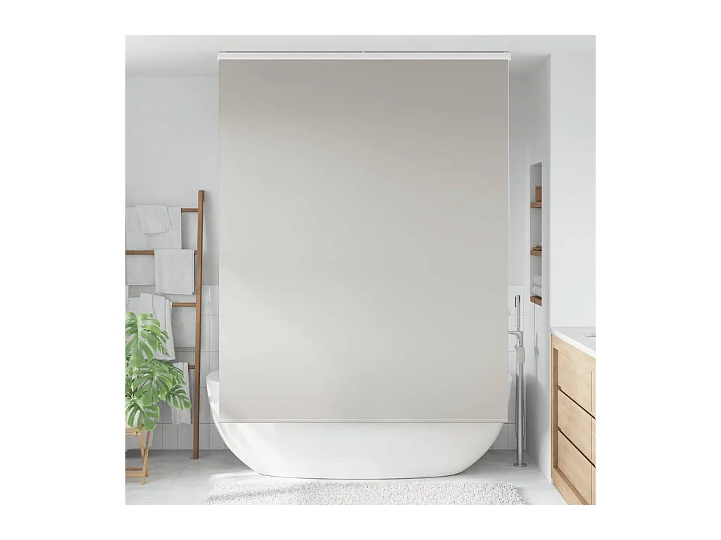 Estor enrollable para ducha casete tela 150x240 cm ancho 146 cm