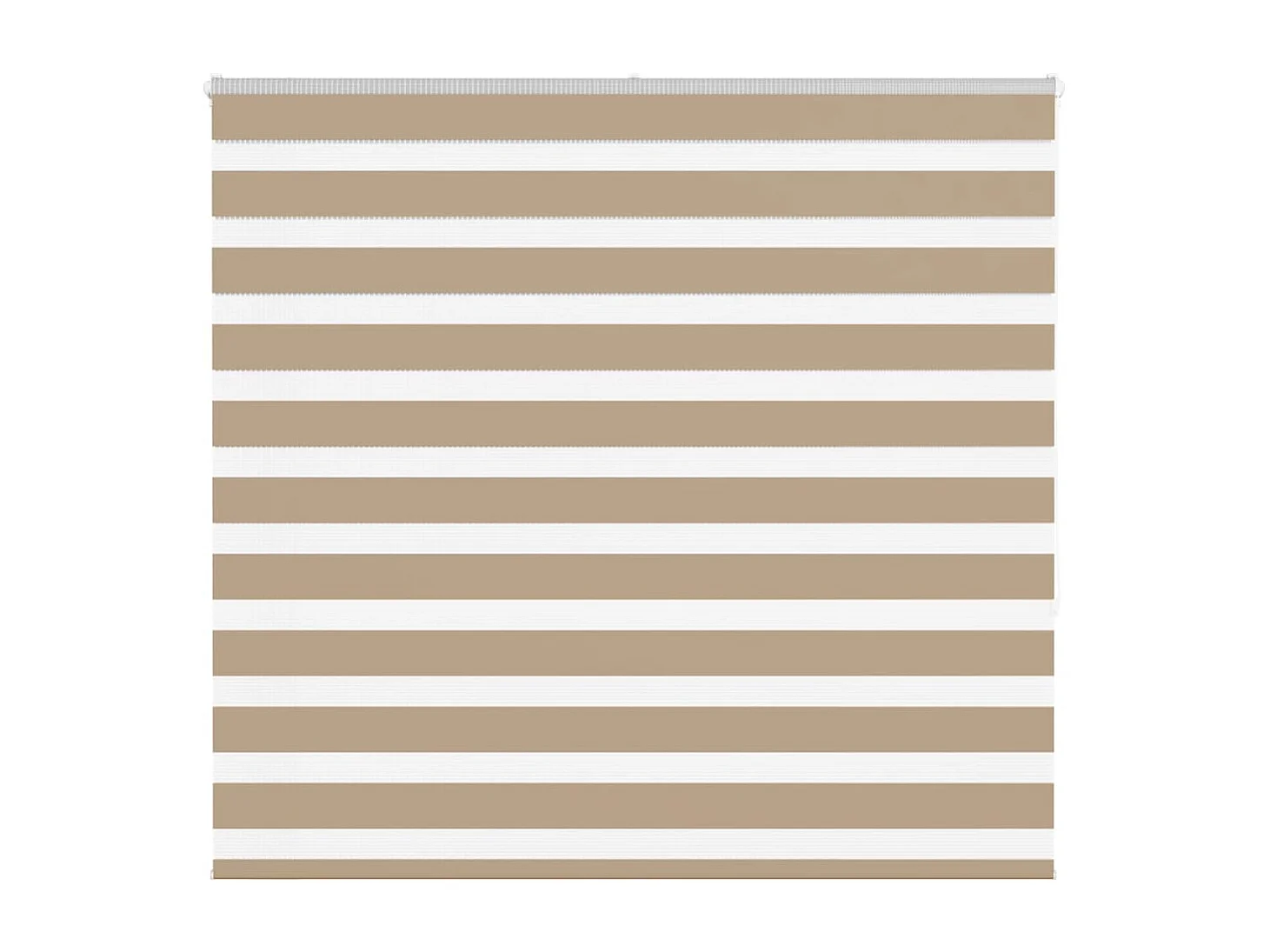 Store zèbre marron sable largeur du tissu 150,9 cm polyester