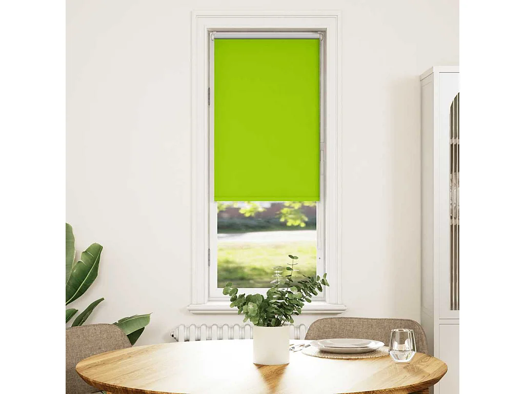 Persiana de enrolar 45x175 cm largura tecido 40,7 cm poliéster