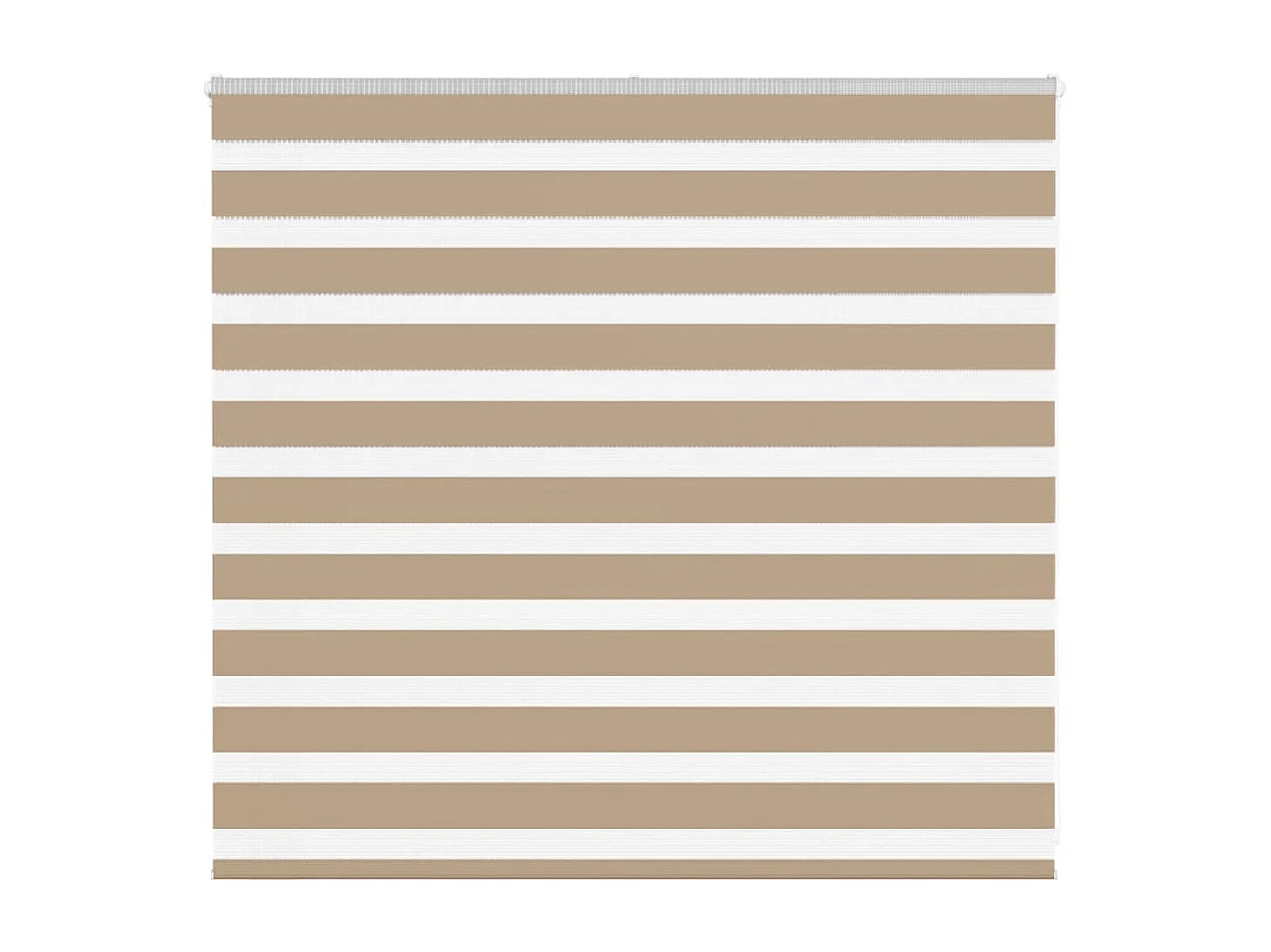 Store zèbre marron sable largeur du tissu 160,9 cm polyester