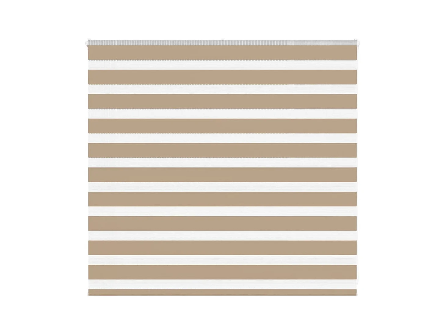 Store zèbre marron sable largeur du tissu 160,9 cm polyester