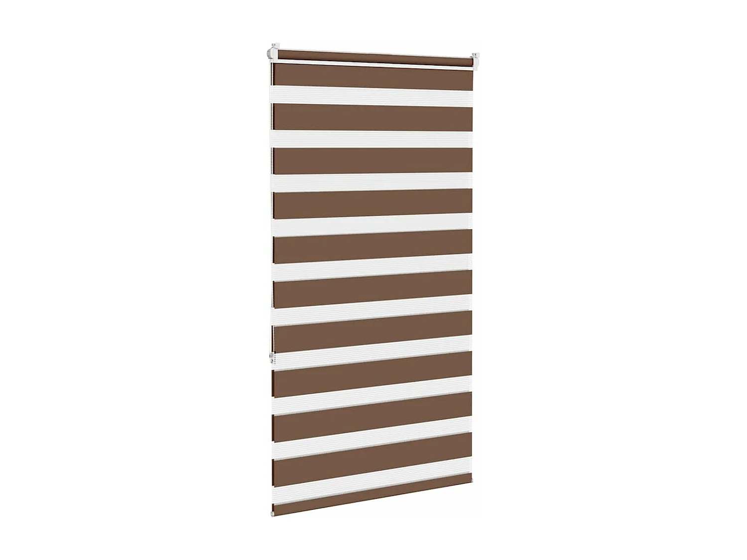 Store zèbre marron 90x150 cm largeur du tissu 85,9 cm polyester