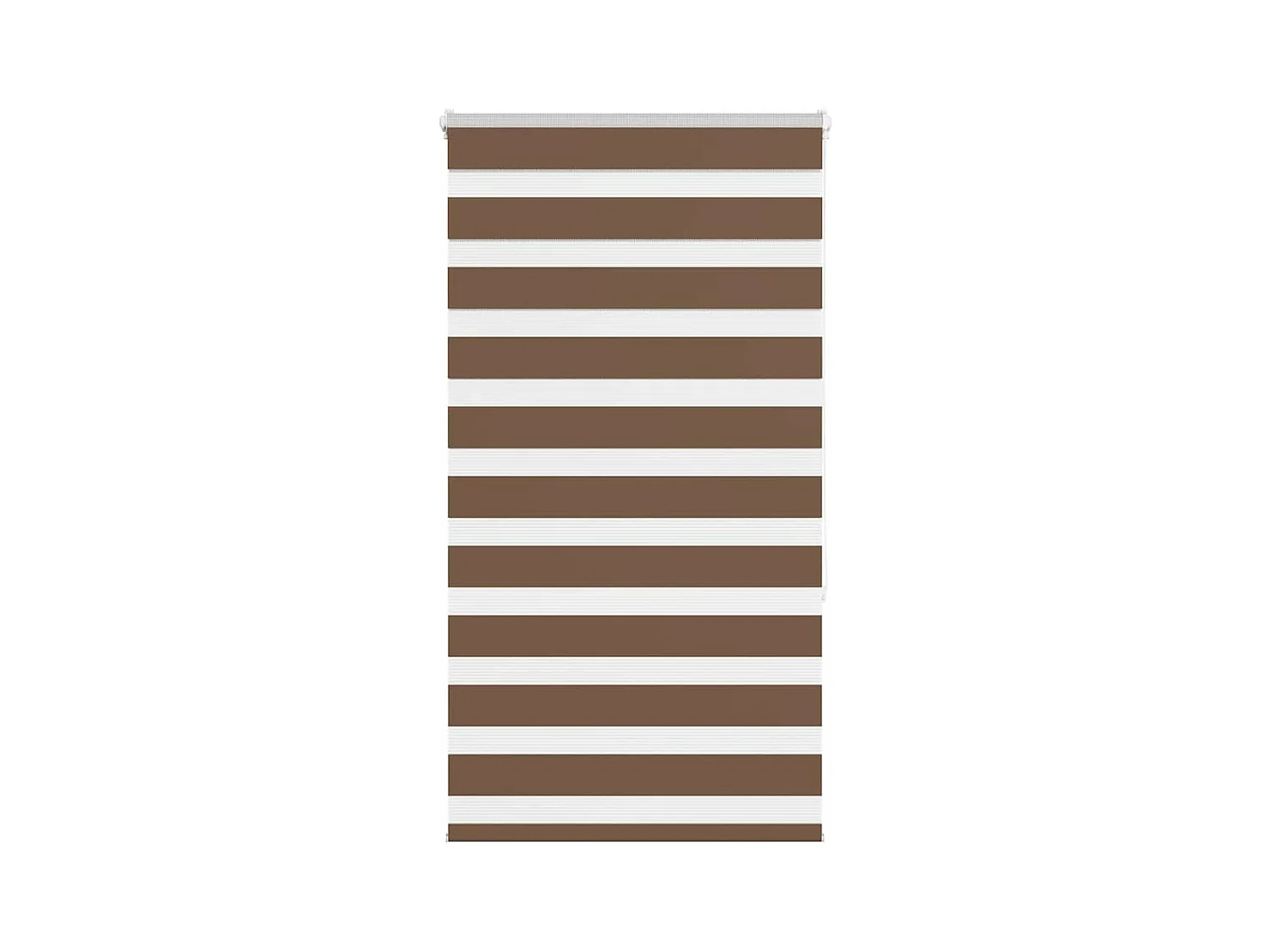 Store zèbre marron 90x150 cm largeur du tissu 85,9 cm polyester