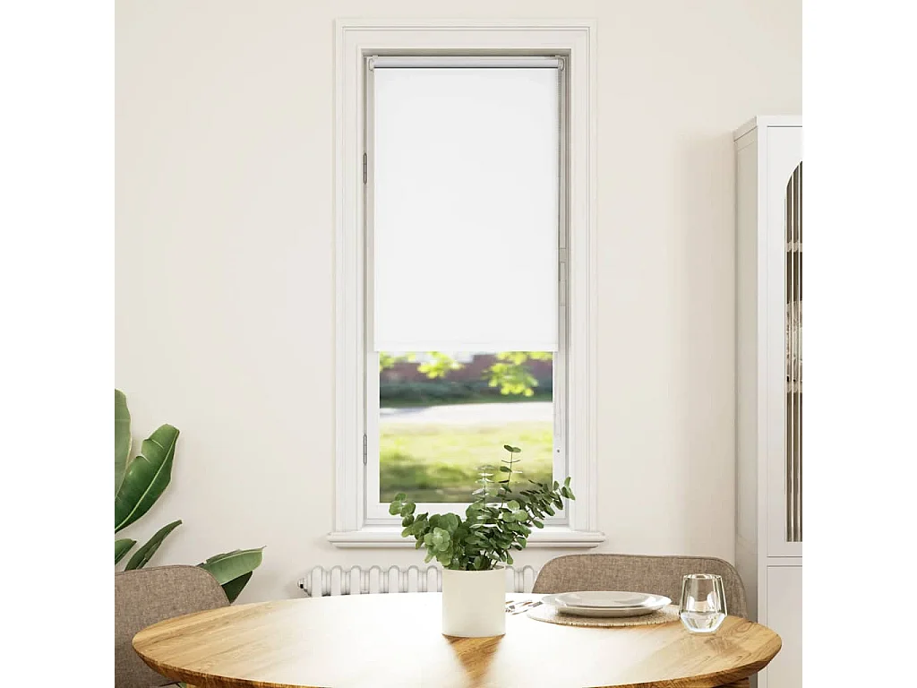 Persiana de enrolar 40x130 cm largura tecido 35,7 cm poliéster