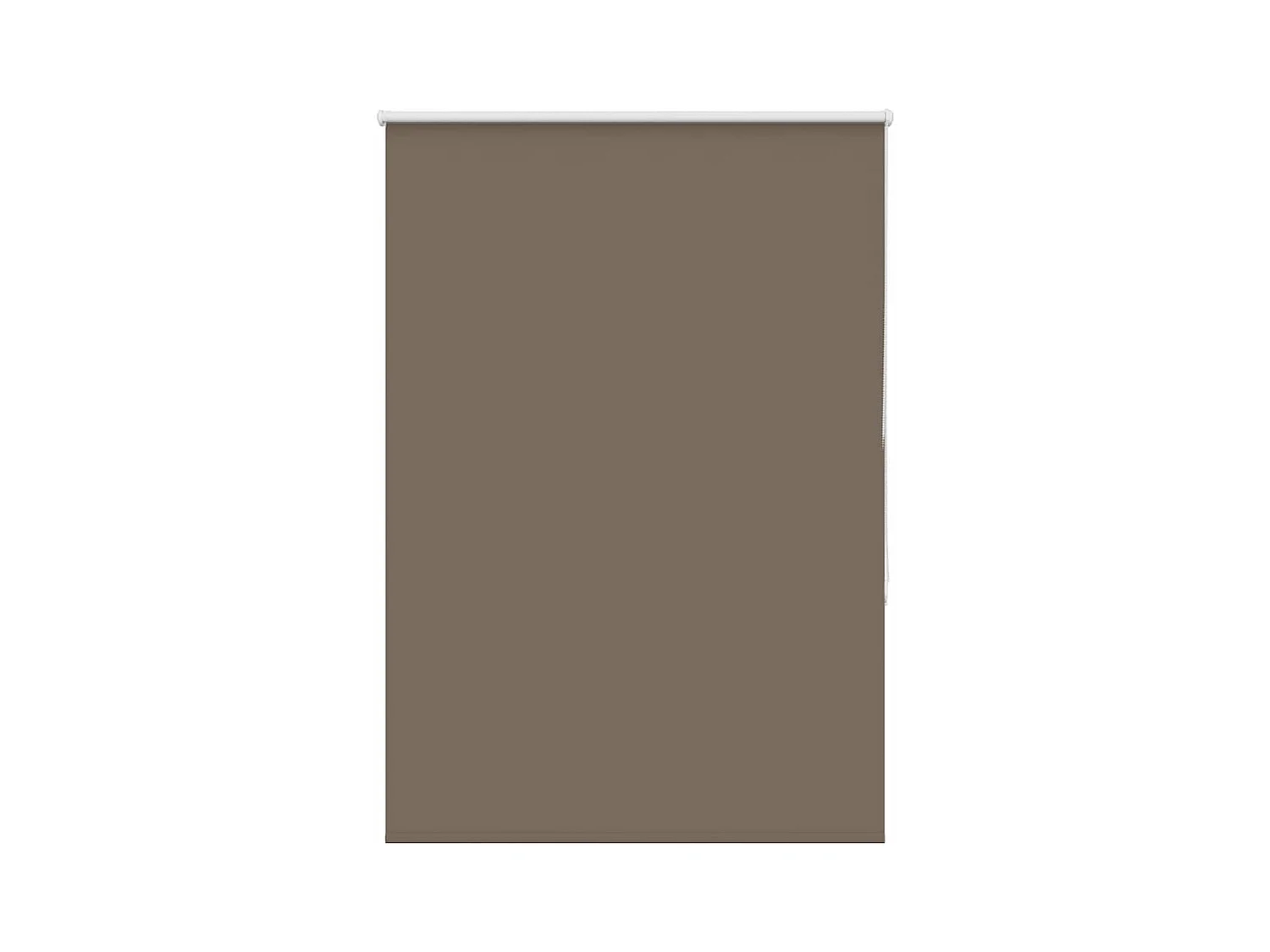 Estor Enrollable Opaco Color Café 90x150 cm Tela Ancho 85,7cm