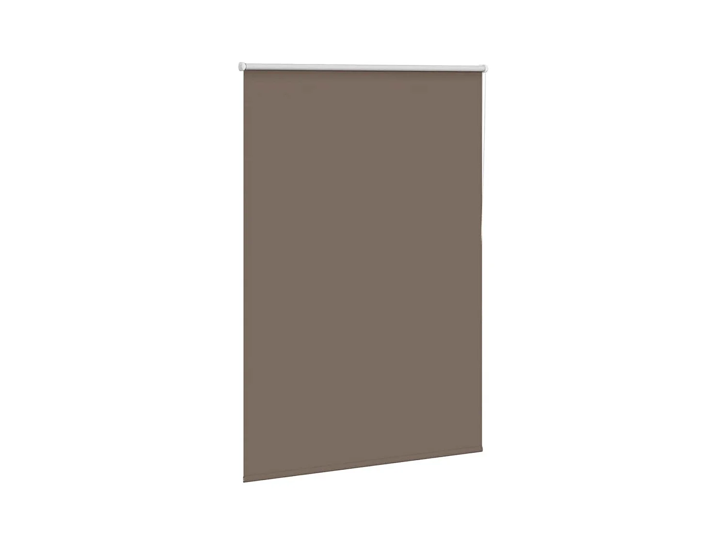 Estor Enrollable Opaco Color Café 90x150 cm Tela Ancho 85,7cm
