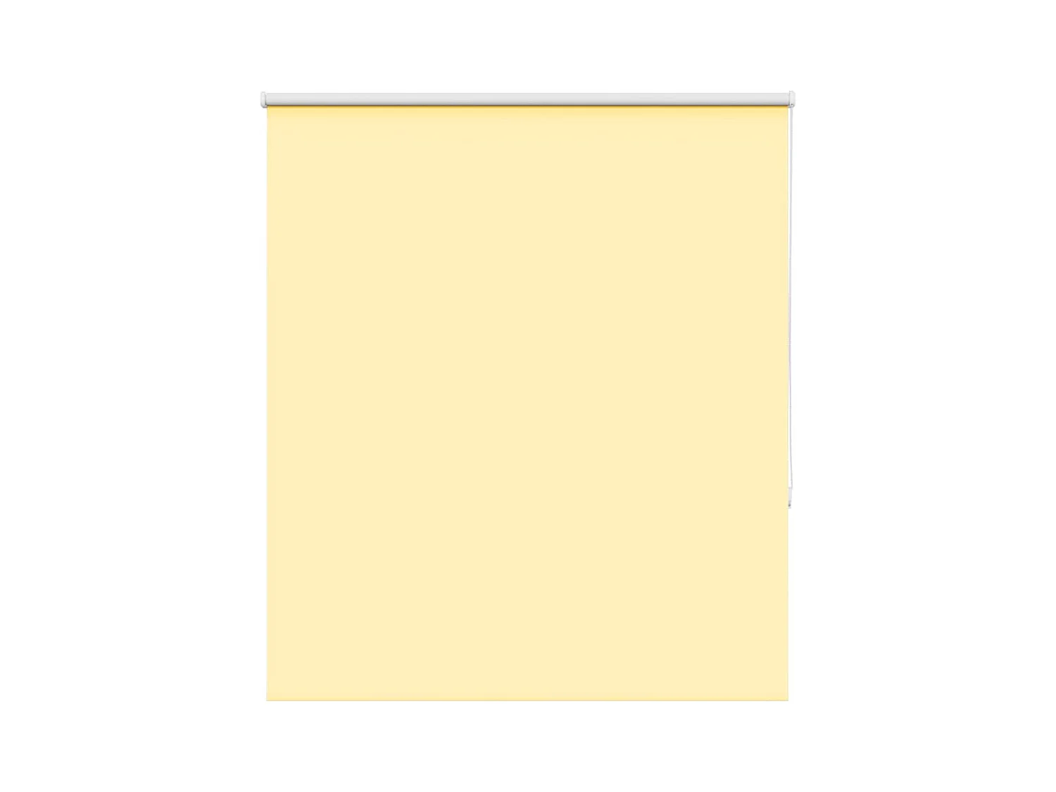 Rolgordijn 125x130 cm stofbreedte 121,6 cm verduisterend geel