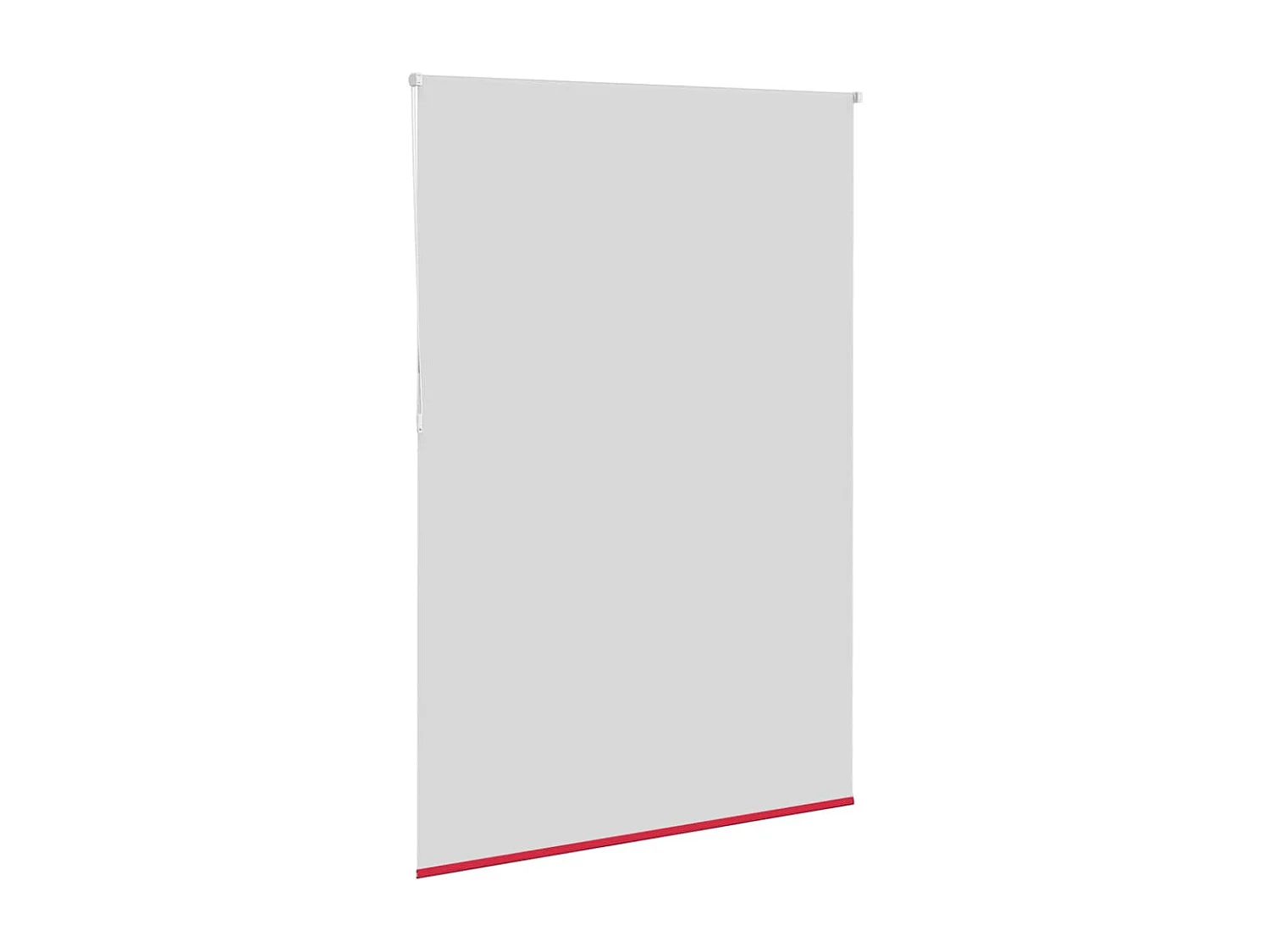 Store enrouleur occultant rouge largeur du tissu 141,6 cm