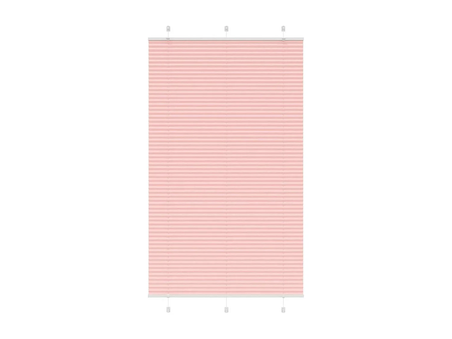 Estor Plisado rosa 115x200 cm Tela Ancho 114,4 cm Poliéster