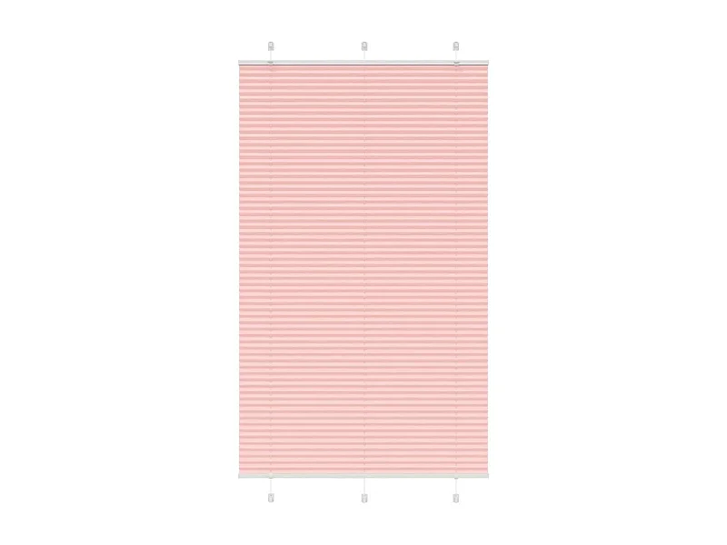 Store plissé rose 115x200 cm largeur du tissu 114,4cm polyester