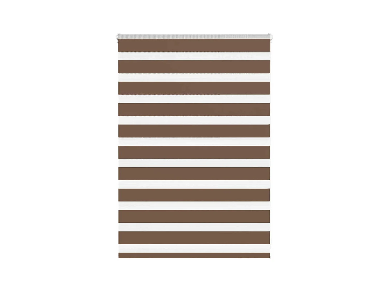 Zebra rolgordijn 95x100 cm stofbreedte 90,9 cm polyester bruin
