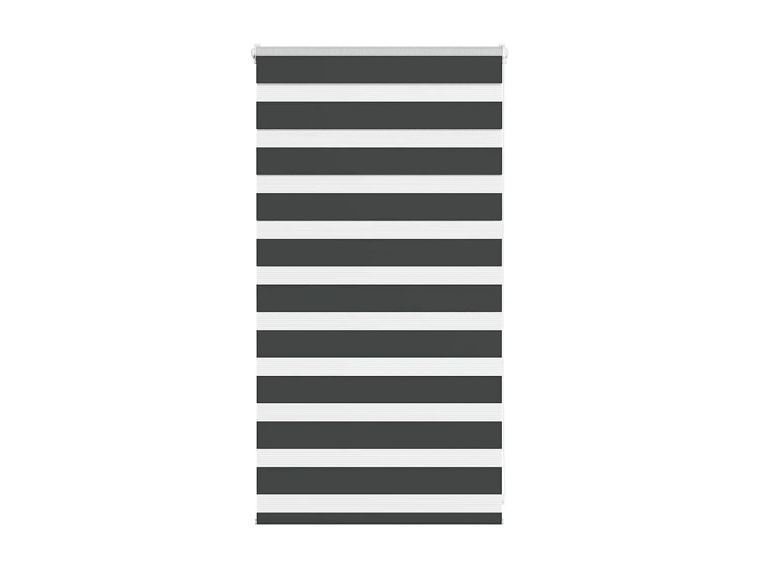 Store zèbre noir 75x100 cm largeur du tissu 70,9 cm polyester