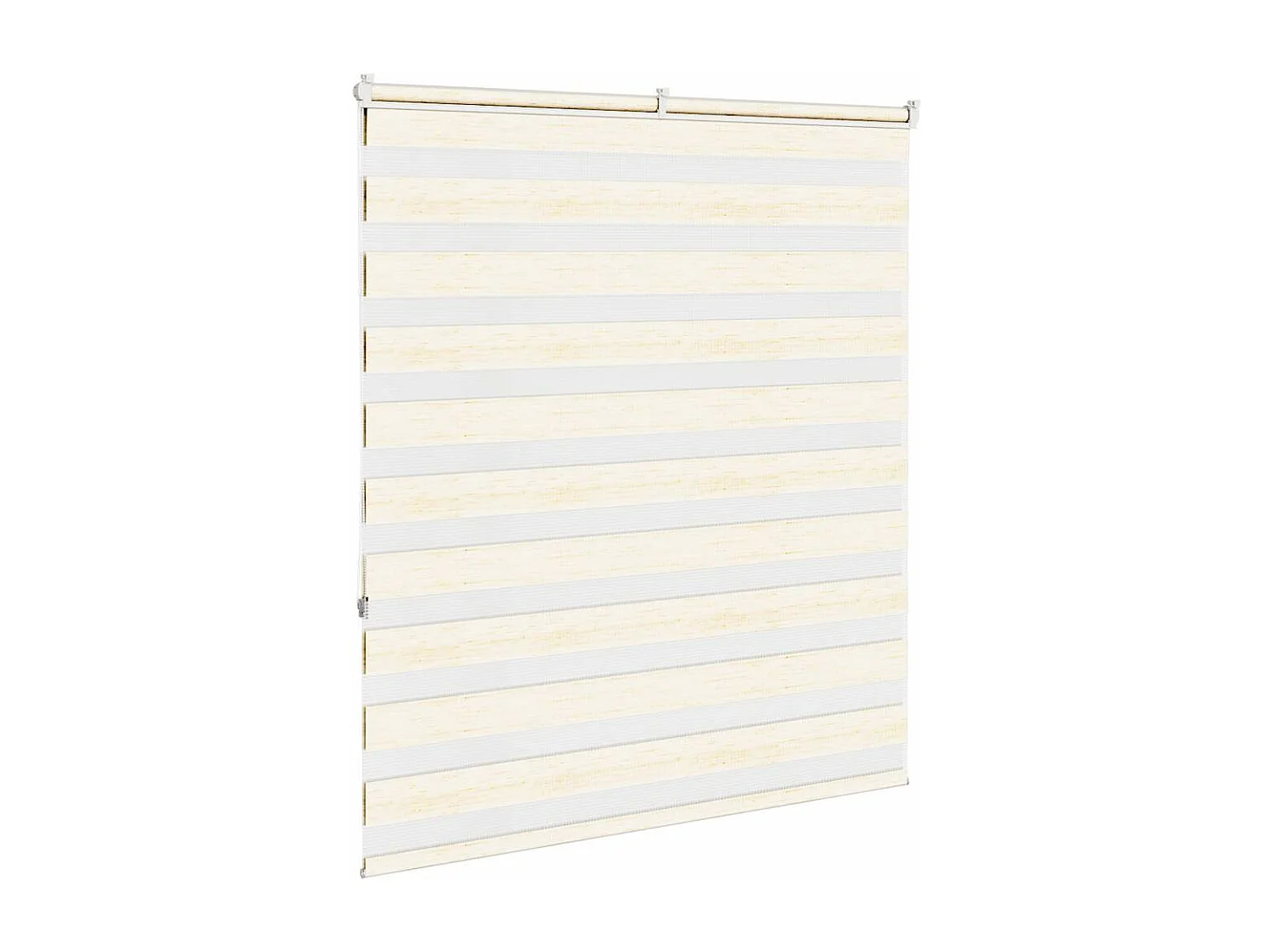 Store zèbre beige marbré largeur du tissu 125,9 cm polyester