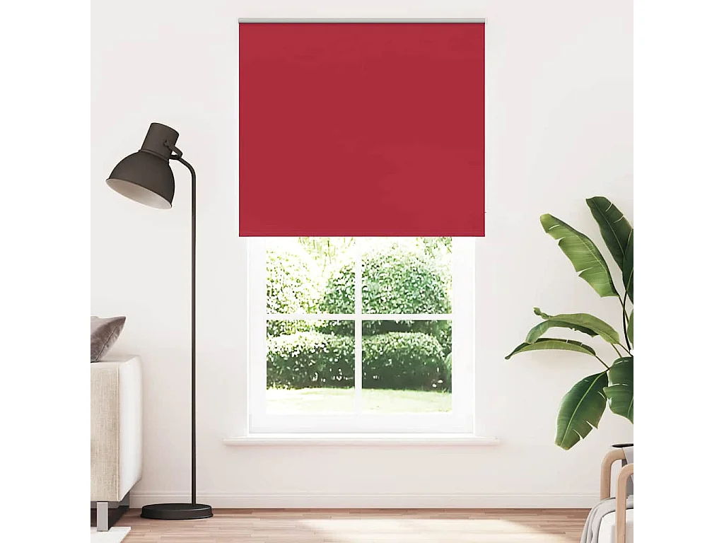Estor Enrollable Opaco Rojo 120x230 cm Tela Ancho 116,6 cm