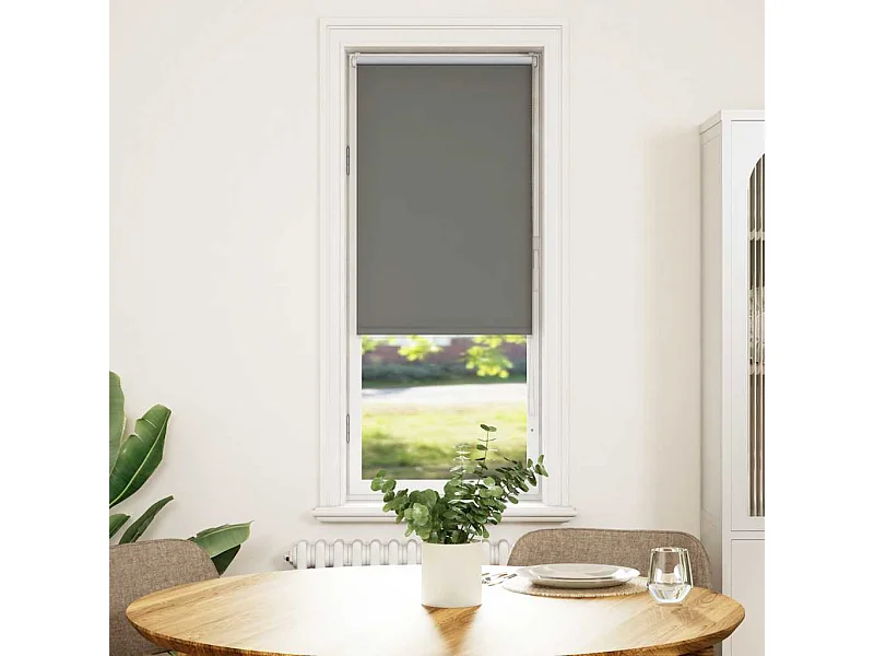 Persiana de enrolar 60x175 cm largura tecido 55,7 cm poliéster