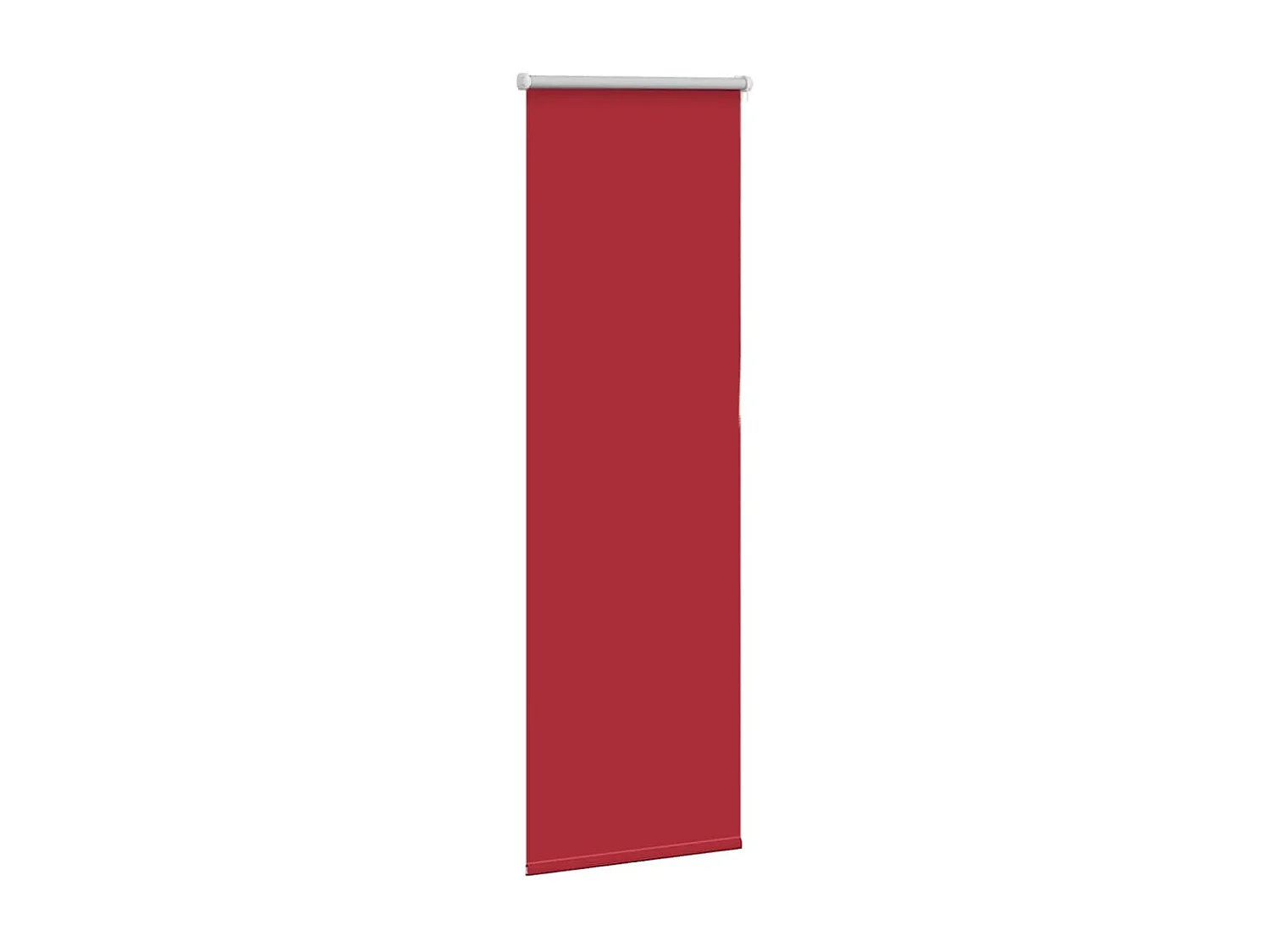 Store enrouleur occultant rouge largeur du tissu 35,7 cm