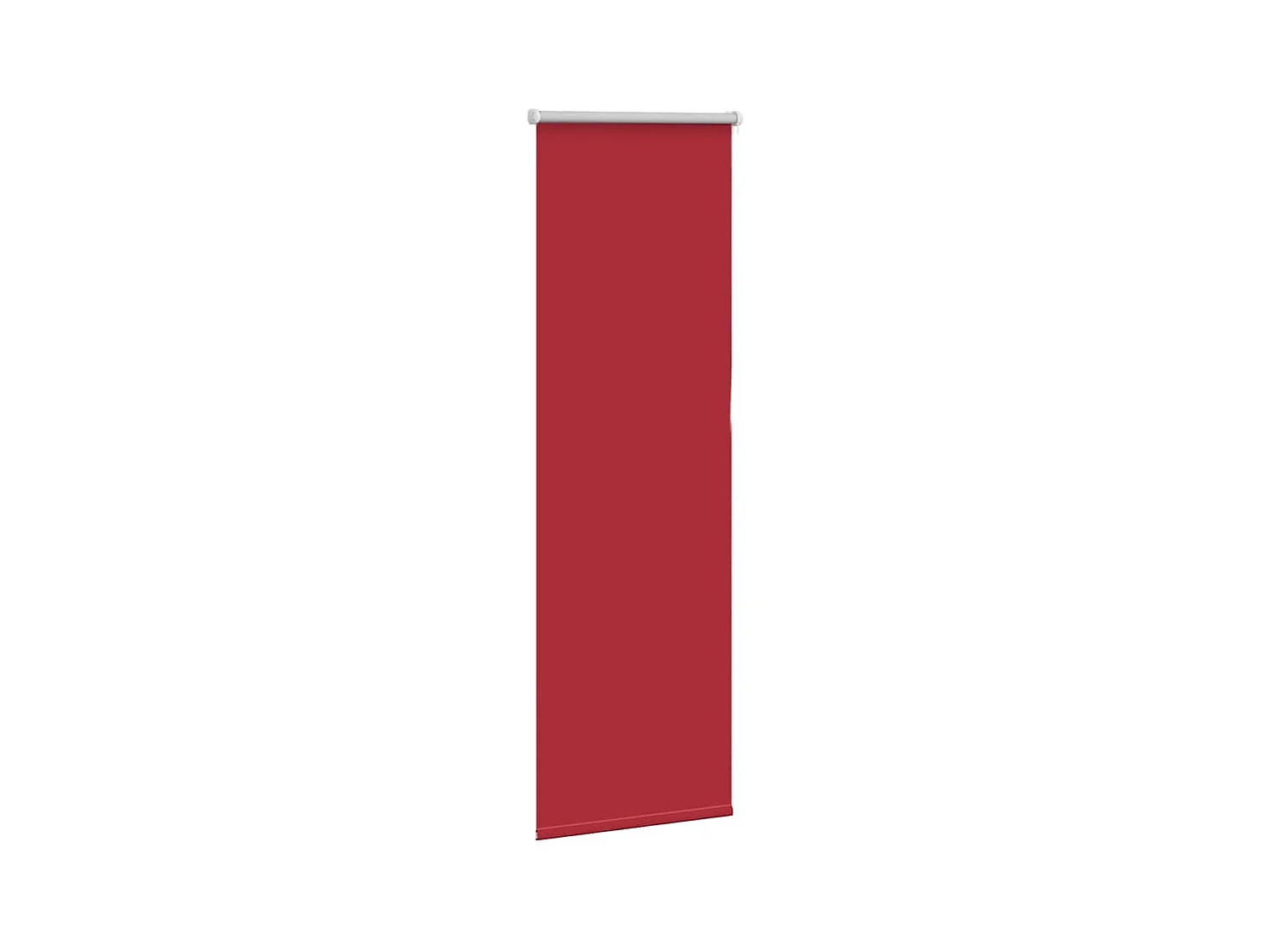 Store enrouleur occultant rouge largeur du tissu 35,7 cm