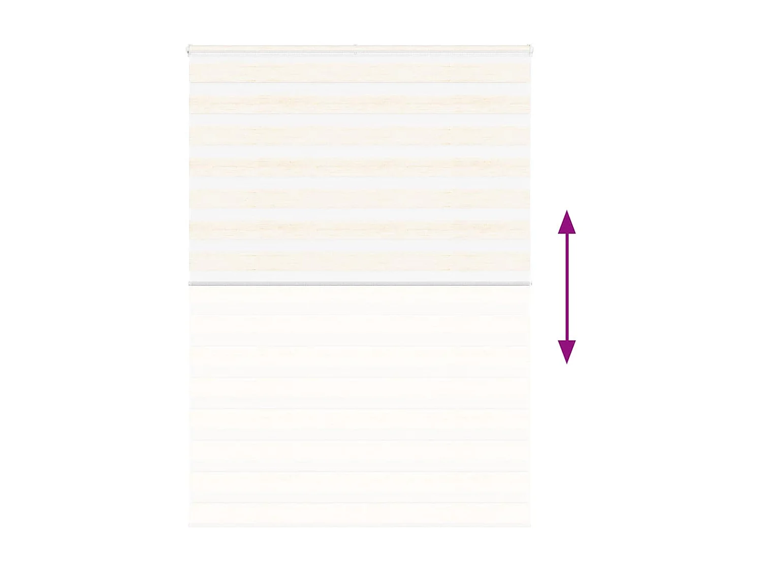 Cortina de zebra 155x200 cm largura do tecido 150,9cm poliéster