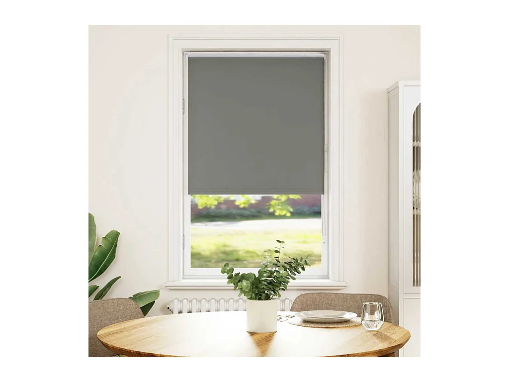 Persiana de enrolar 75x175 cm largura tecido 70,7 cm poliéster