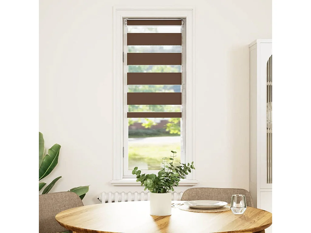 Cortina de zebra 50x150 cm largura do tecido 45,9 cm poliéster