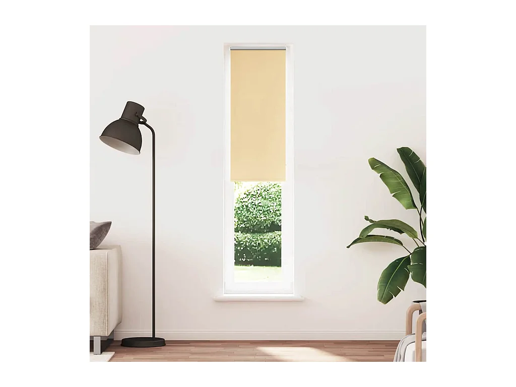 Estor Enrollable Opaco Beige 60x230 cm Tela Ancho 55,7 cm