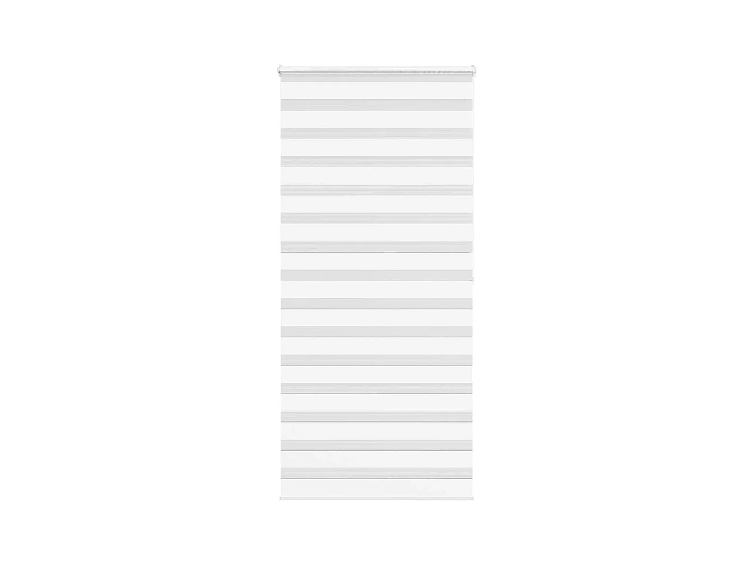 Store zèbre blanc 115x200 cm largeur du tissu 110,9cm polyester