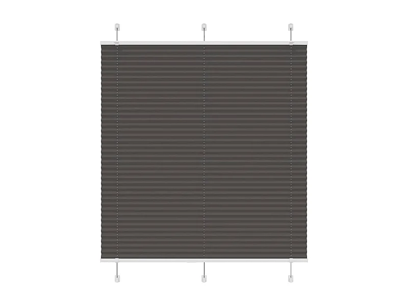 Estor Plisado negro 115x100 cm Tela Ancho 114,4 cm Poliéster