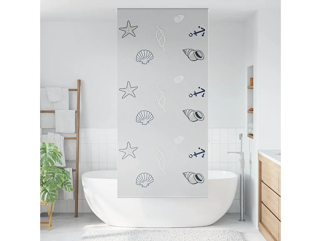 Store enrouleur de douche 110x240 cm largeur du tissu 106 cm