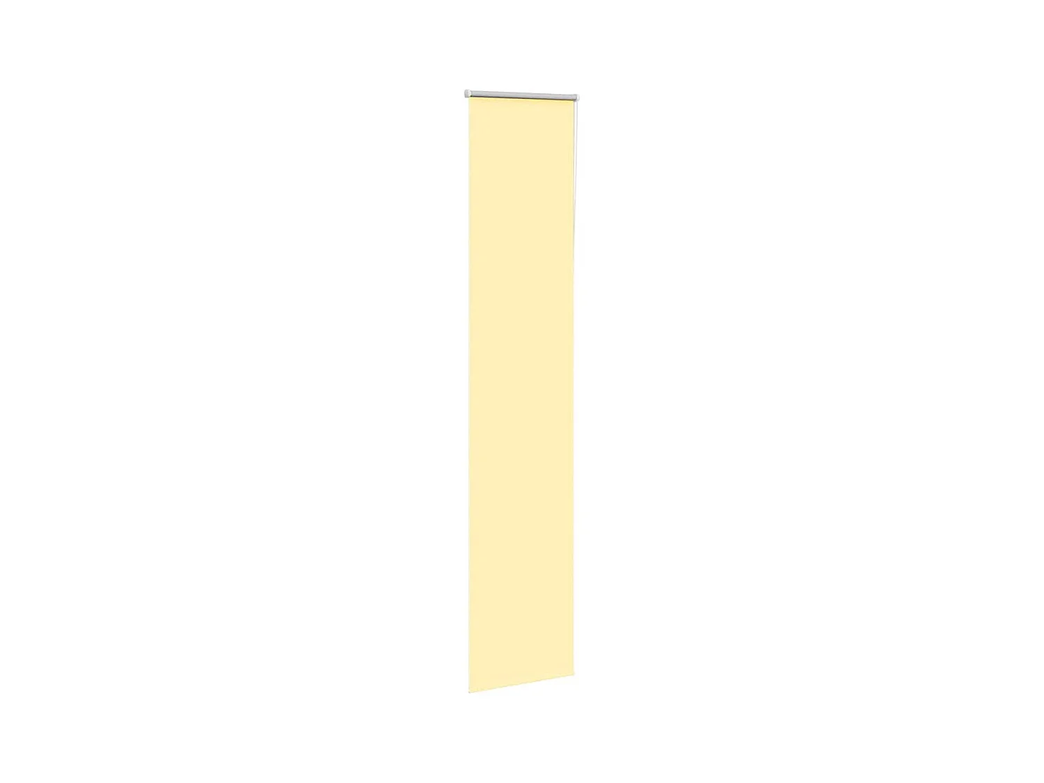 Store enrouleur occultant jaune largeur du tissu 55,7 cm