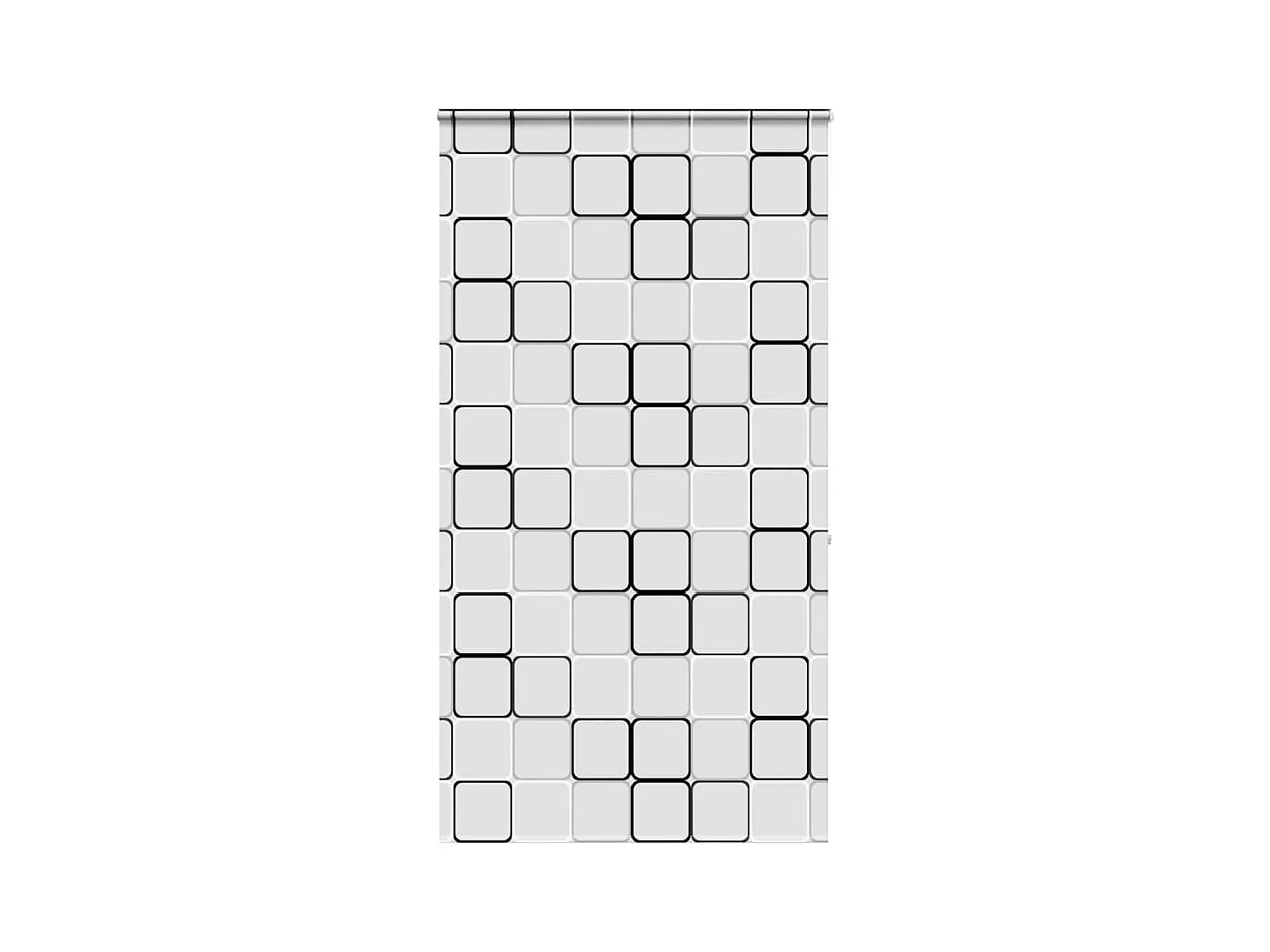 Store enrouleur de douche avec cassette largeur du tissu 116 cm