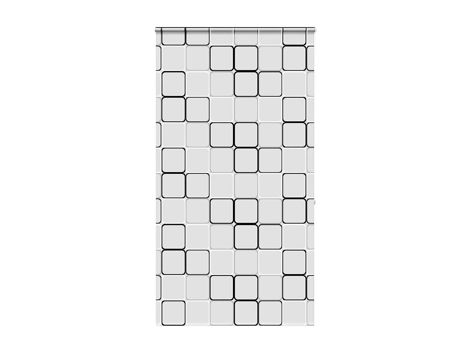 Doucherolgordijn met cassette 120x240 cm stofbreedte 116 cm