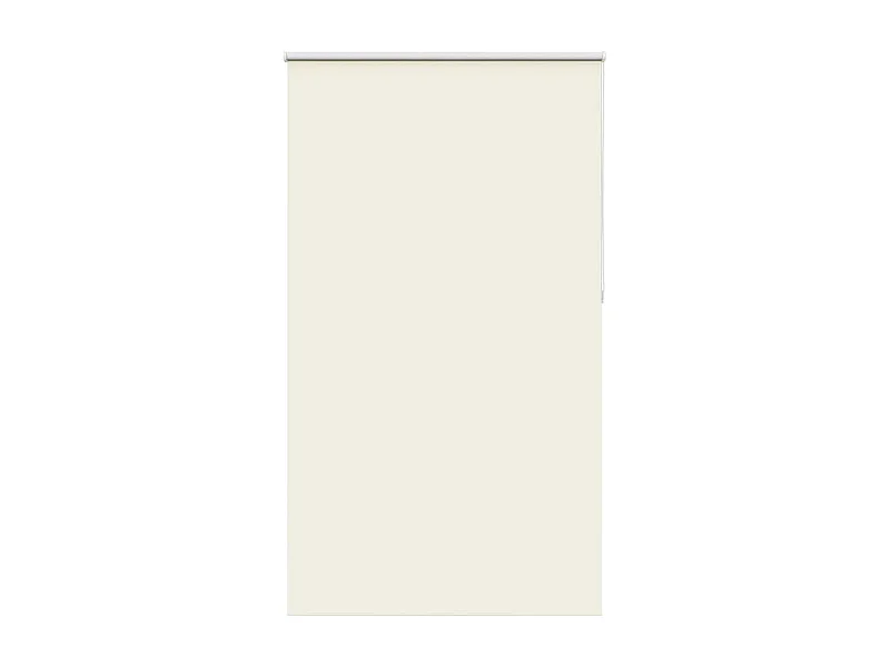 Store enrouleur occultant blanc cassé 130x210 cm largeur tissu