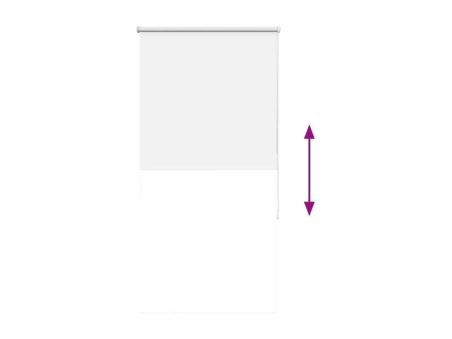 Rolgordijn verduisterend 75x175cm stofbreedte 70,7 cm polyester