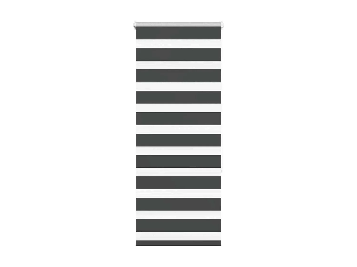 Store zèbre noir 60x150 cm largeur du tissu 55,9 cm polyester