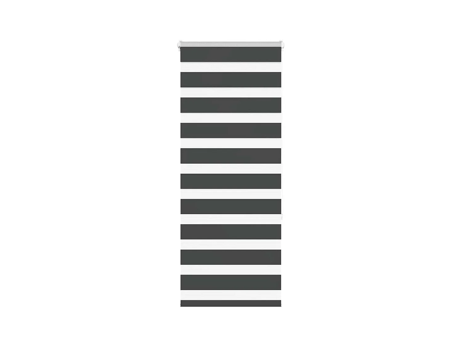 Store zèbre noir 60x150 cm largeur du tissu 55,9 cm polyester