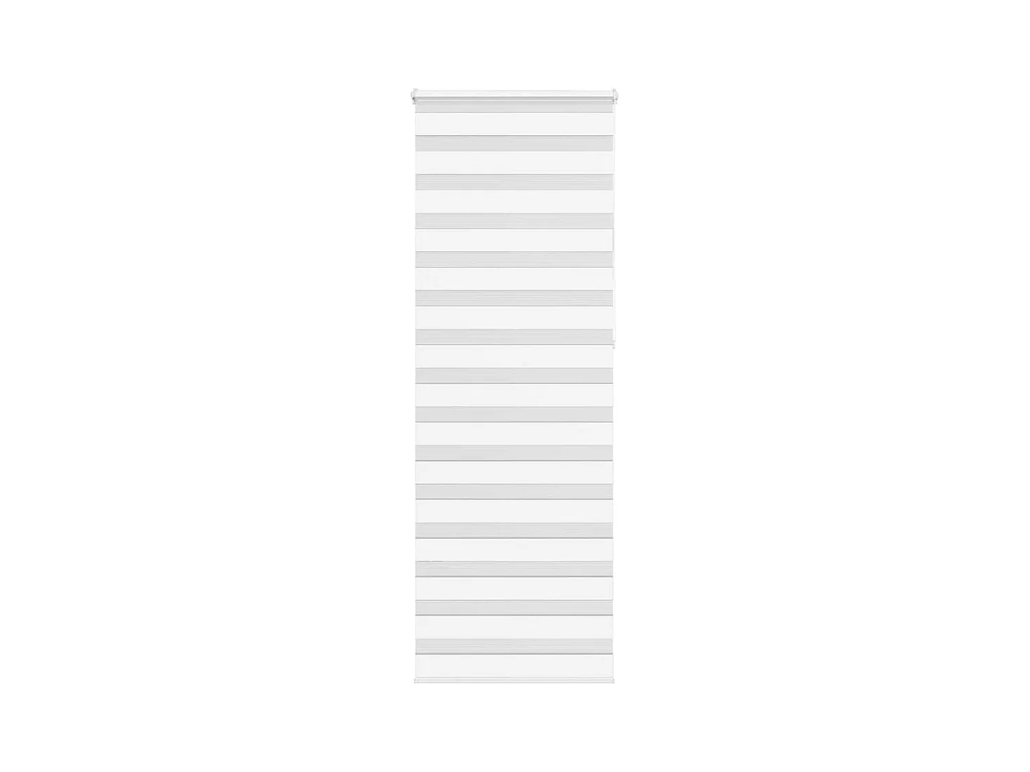 Zebra rolgordijn 70x230 cm stofbreedte 65,9 cm polyester wit