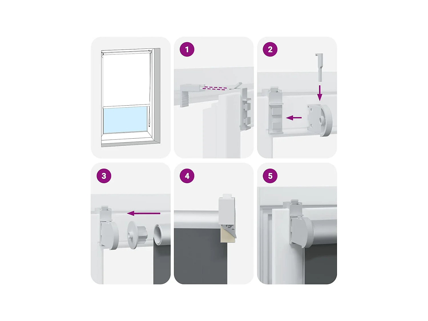 Store enrouleur occultant rouge largeur du tissu 161,6 cm