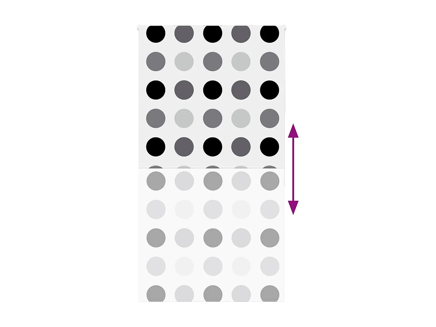 Store enrouleur de douche 130x240 cm largeur du tissu 126 cm