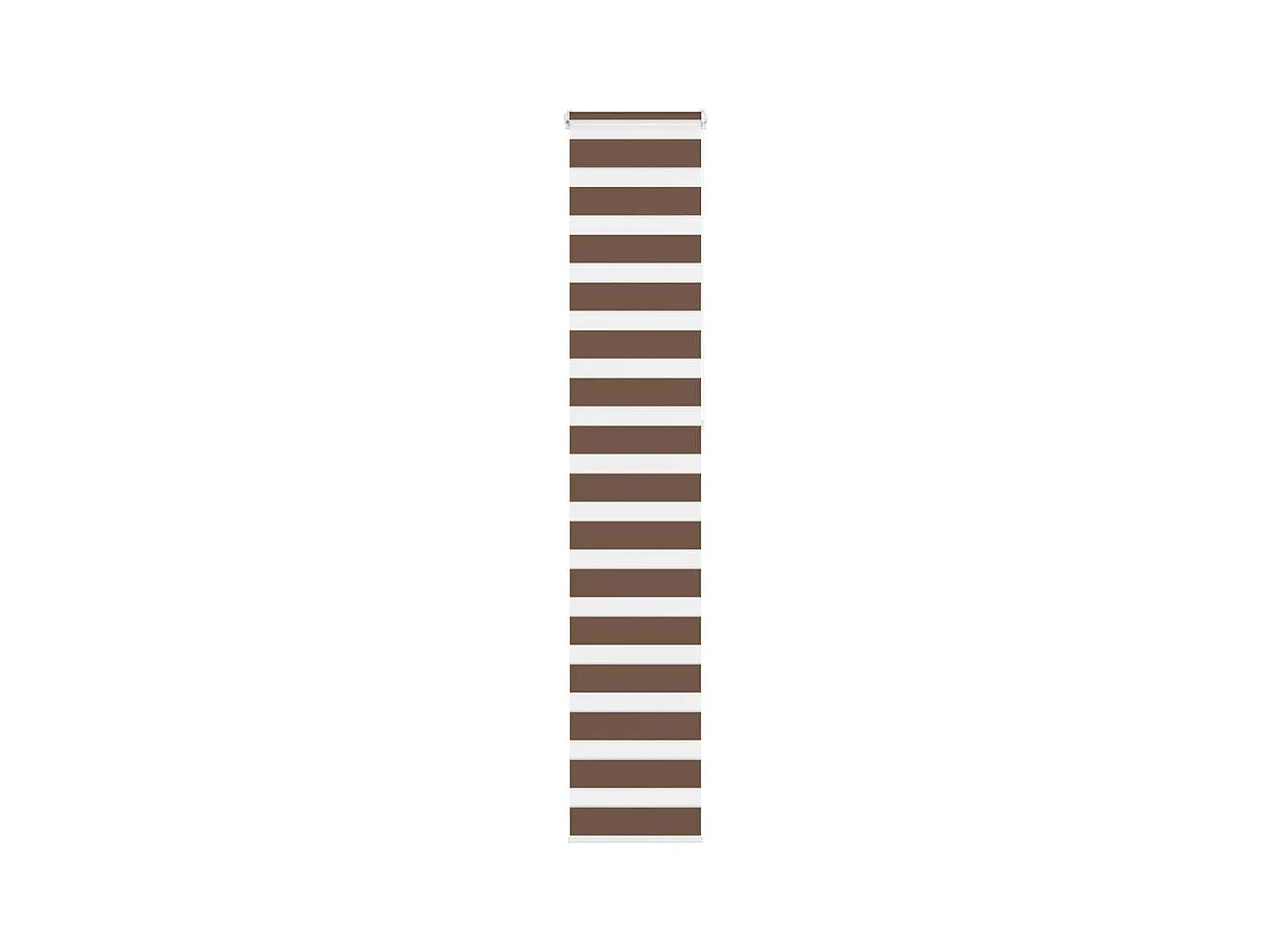 Estor cebra marrón 50x230 cm tejido ancho 45,9 cm poliéster