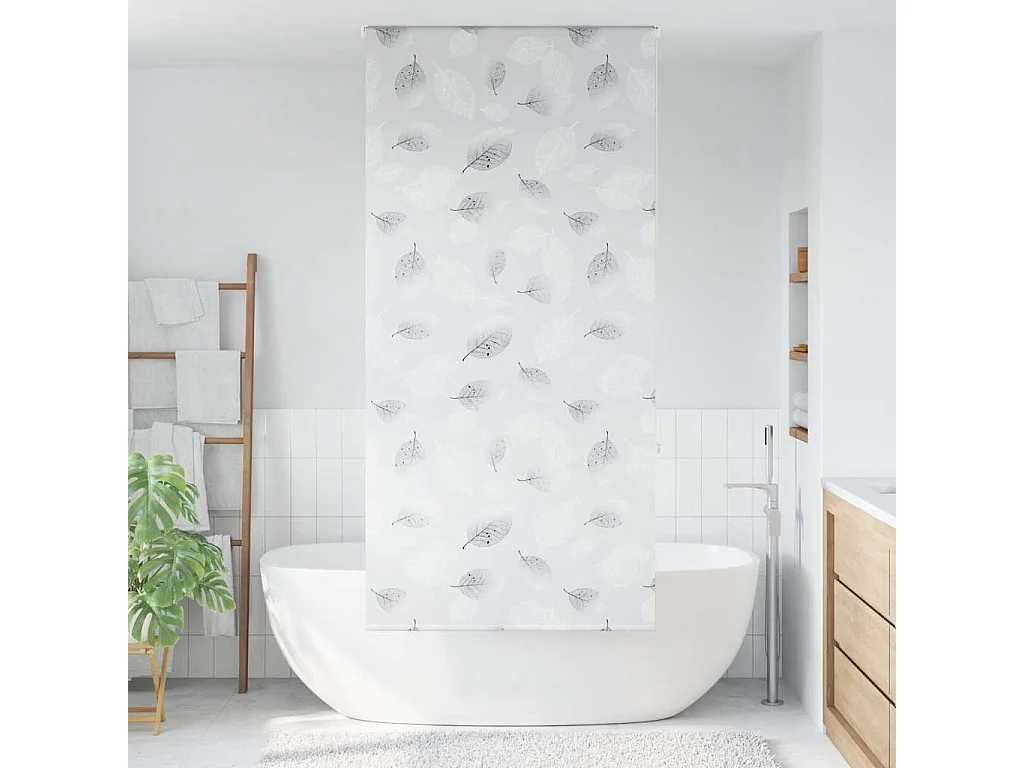 Store enrouleur de douche 90x240 cm largeur du tissu 86 cm
