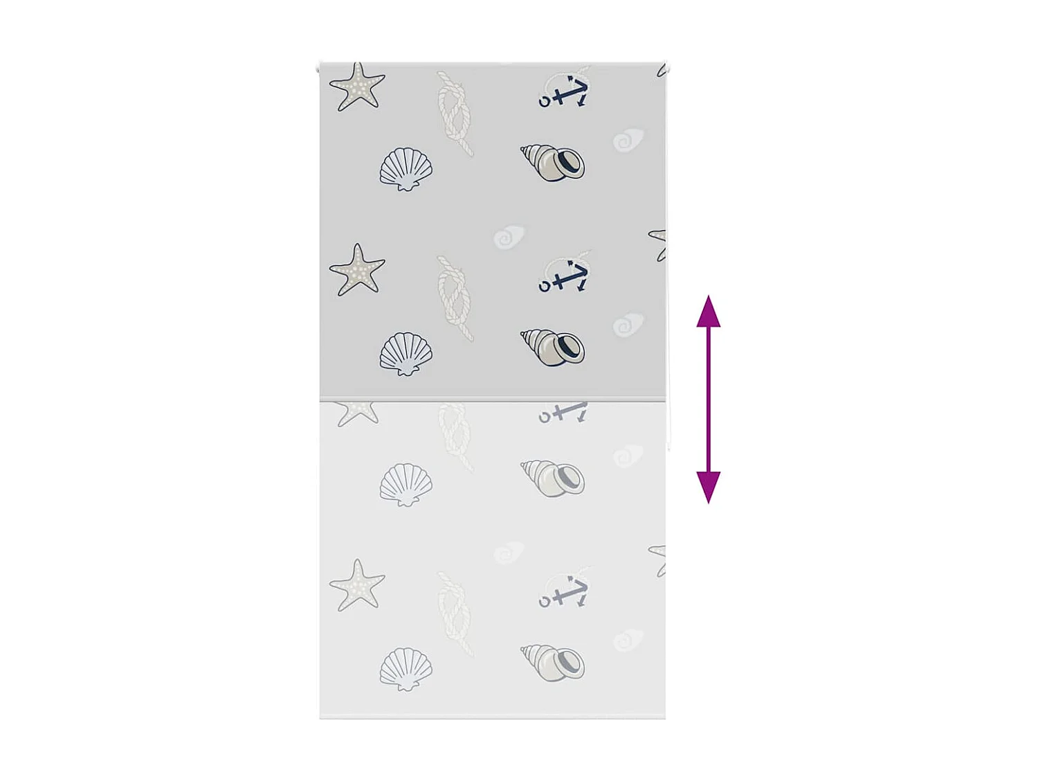 Store enrouleur de douche 120x240 cm largeur du tissu 116 cm