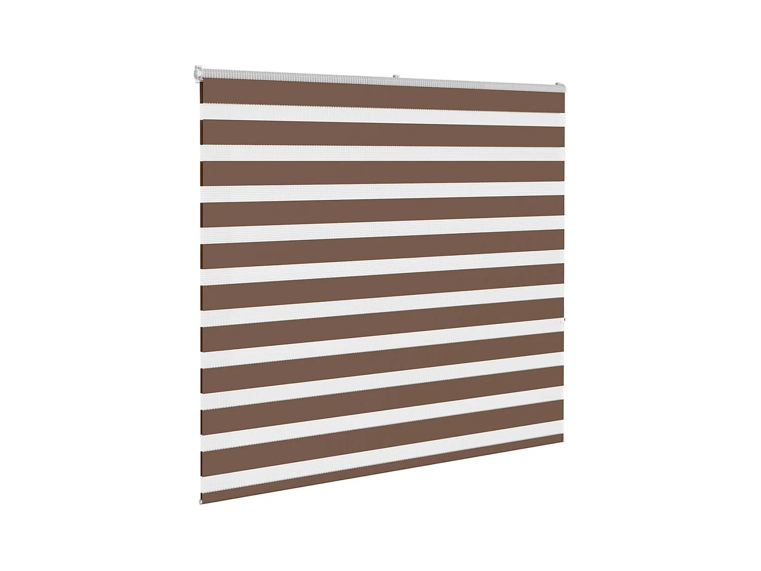 Store zèbre marron 165x150cm largeur du tissu 160,9cm polyester