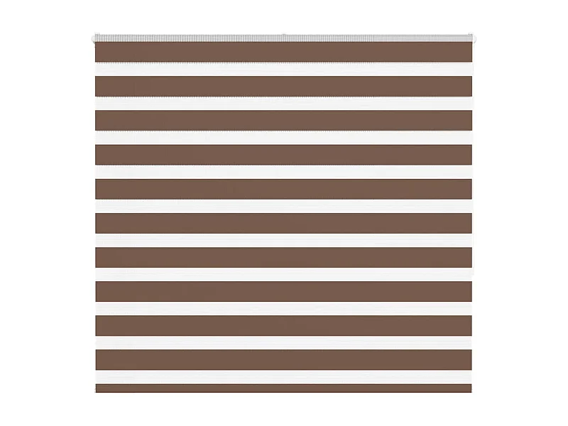 Zebra rolgordijn 165x150 cm stofbreedte 160,9cm polyester bruin