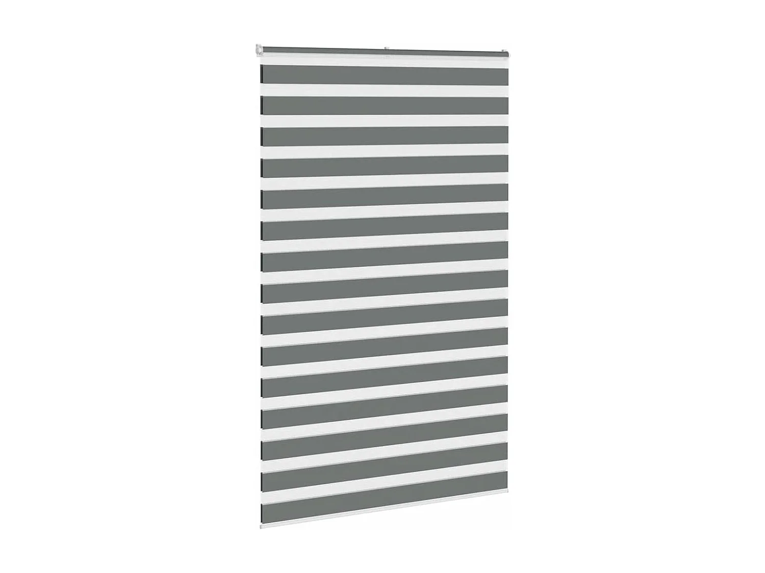 Store zèbre gris foncé largeur du tissu 145,9 cm polyester