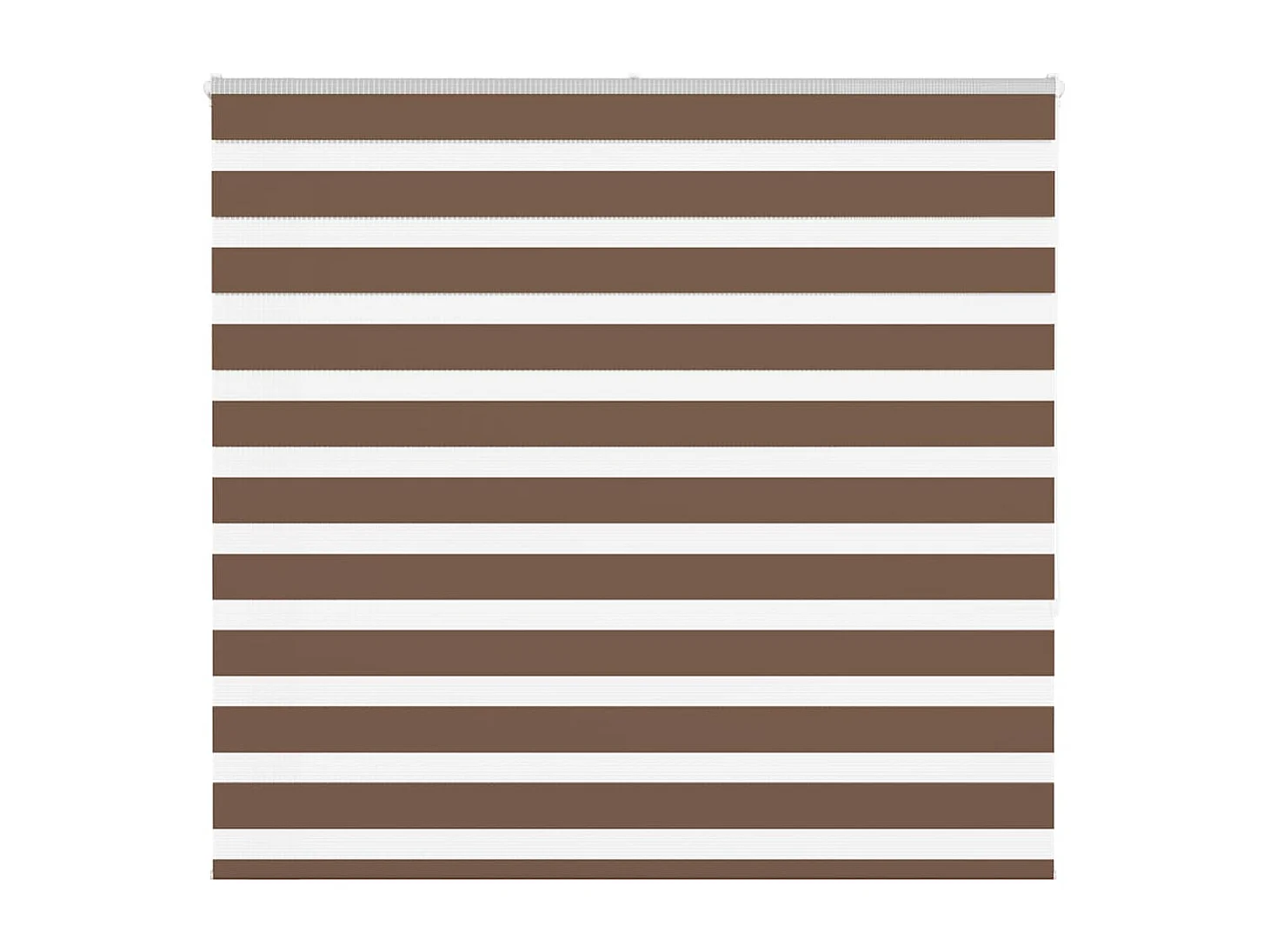 Store zèbre marron 155x150cm largeur du tissu 150,9cm polyester